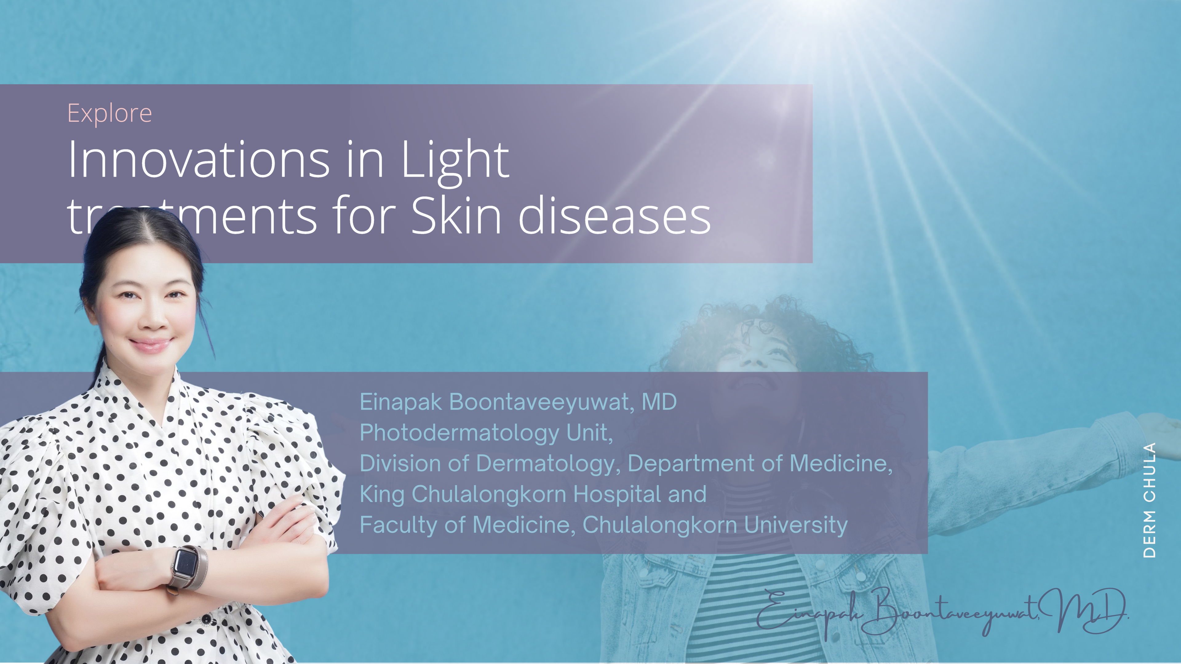 Innovations in Light treatments for Skin diseases for International Day of Light 2023